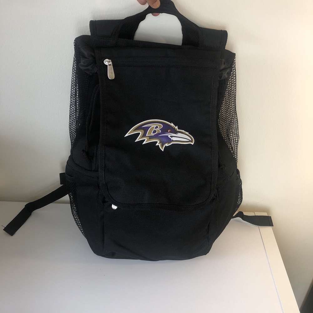 NFL Picnic Time Insulated Cooler Backpack Baltimore Ravens NFL Travel